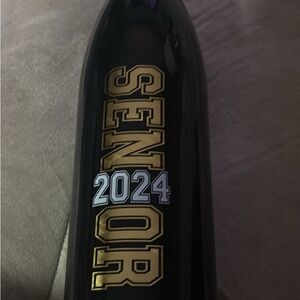 Black and Gold SENIOR 2024 Bottle